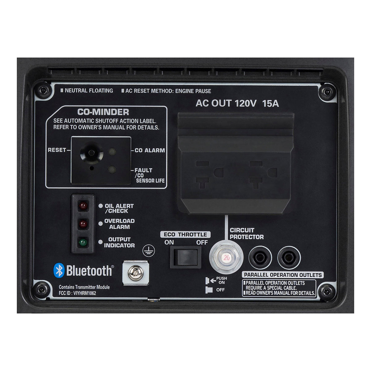 EU2200i
EU2200ITAN
2200 watt 120V inverter generator with CO-MINDER™