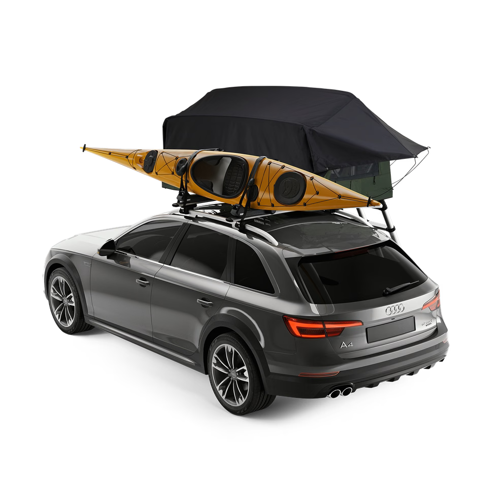 Thule Foothill Compact rooftop tent for 2 with space for extra adventure