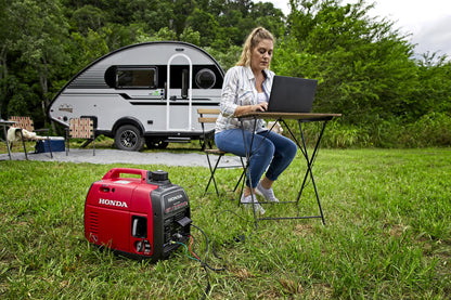 EU2200i
EU2200ITAN
2200 watt 120V inverter generator with CO-MINDER™