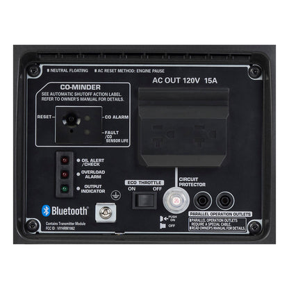 EU2200i
EU2200ITAN
2200 watt 120V inverter generator with CO-MINDER™